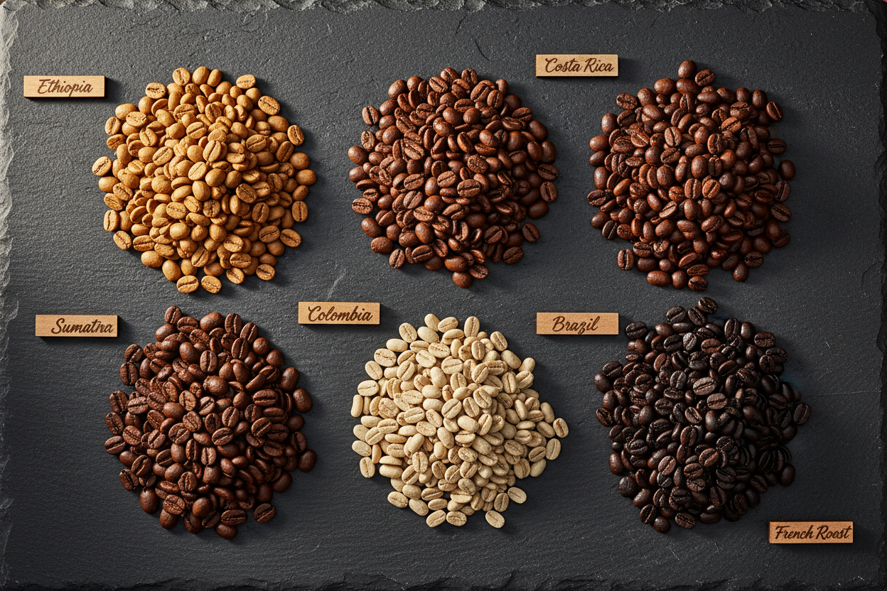 Best Sellers Sample Pack: 6Bean, Cowboy, Breakfast, Peru, Mexico, Bali