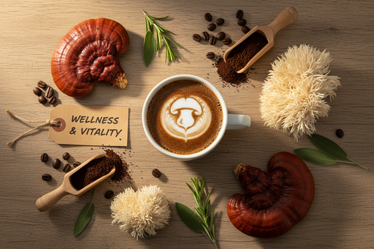 Coffee with Mushrooms Dark Roast